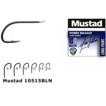 Carlig nichel forjat/ 10 buc/plic MUSTAD (Marime Carlige: Nr. 12)