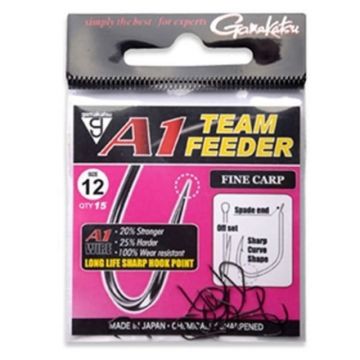 Carlige A1 Team Feeder Fine Carp Gamakatsu (Marime Carlige: Nr. 10)