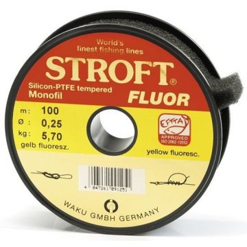 Fir galben FLUO Color 100m Stroft (Diametru fir: 0.18 mm)