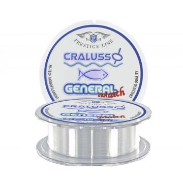 Fir Cralusso General Prestige Match, Transparent, 150m (Diametru fir: 0.22 mm)