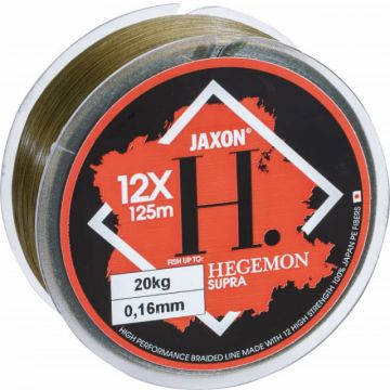 Fir Textil Jaxon Hegemon Supra 12 X, Olive, 125m (Diametru fir: 0.08 mm)