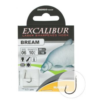 Carlige legate Excalibur Bream Maggot BN (Marime Carlige: Nr. 12)