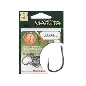 Carlige Maruto 8366-BL, barbless, 10buc (Marime: 4)