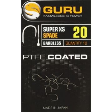 Carlige Guru Super XS Spade Barbless, 10buc (Marime Carlige: Nr. 10)