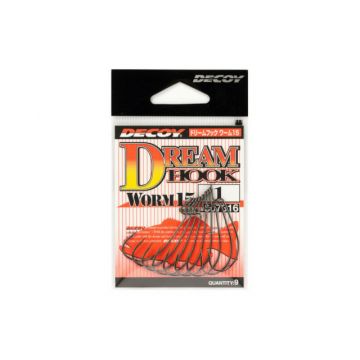 Carlige Offset Decoy Worm 15 Dream Hook (Marime Carlige: Nr. 2/0)