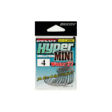 Carlige Offset Decoy Worm 27 Kg Hyper Mini (Marime Carlige: Nr. 4)