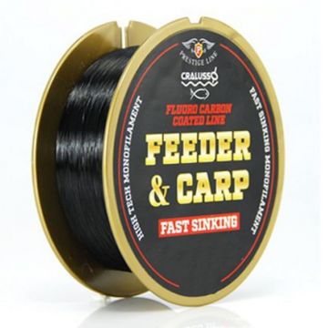 Fir Cralusso Feeder Carp FluoroCarbon, Negru, 300m (Diametru fir: 0.25 mm)