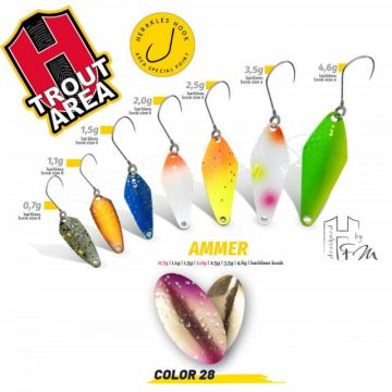 Oscilanta Herakles Ammer, Culoare 28 - Golden Trout, 2.5g