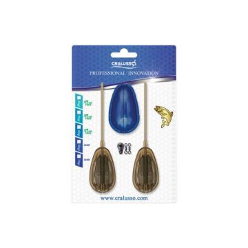 Set Cralusso Rocket Method, 2 momitoare + matrita (Greutate plumb: 70g)