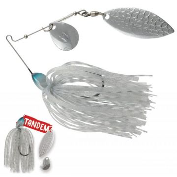 Spinnerbait Herakles Flatter Compact Tandem, Silver, 7g