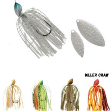 Spinnerbait Herakles Flatter, Killer Craw, 28g