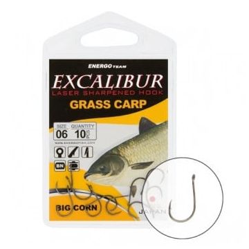 Carlige Excalibur Big Corn NS, 10buc (Marime Carlige: Nr. 8)