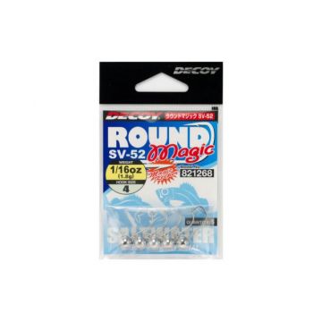 Carlige Decoy Jig Sv-52 Round Magic, Nr. 6 (Marime Carlige: Nr. 6, Greutate jig: 1.4 g)