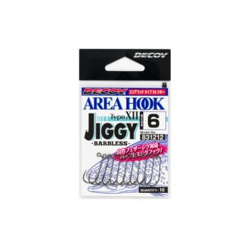 Carlige Jig Area Jiggy Decoy Type XII Ah-12 Barbless (Marime Carlige: Nr. 4)