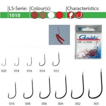 Carlige LS-1010R 25buc/ plic Gamakatsu (Marime Carlige: Nr. 10)