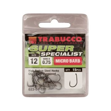 Carlige Super Specialist /15 buc/ plic Trabucco (Marime Carlige: Nr. 10)