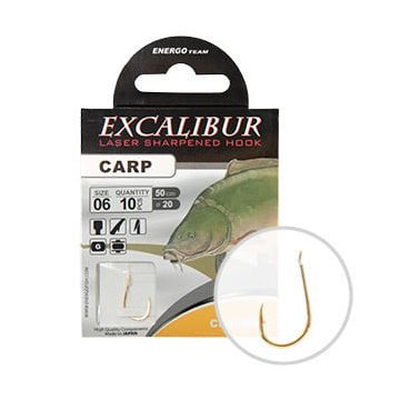 Carlige legate Excalibur Carp Classic Gold (Marime Carlige: Nr. 1)