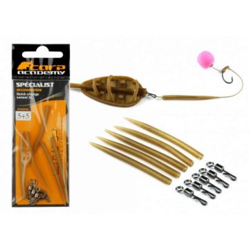 Agrafa rapida cu tub antitangle Carp Academy, 5 buc