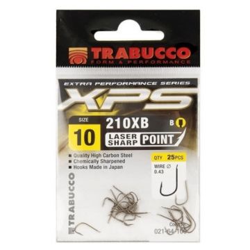 Carlige Trabucco XPS 210XB, 25 buc (Marime Carlige: Nr. 10)