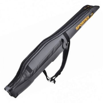 Husa Rigida Sportex Super Safe II Grey, 2 Lansete - 2 Mulinete, 150cm