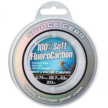 Fir Soft Fluorocarbon Savage Gear (Diametru fir: 0.49 mm)
