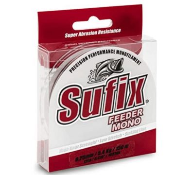 Fir Sufix Feeder Mono, Burgundy, 150m (Diametru fir: 0.16 mm)