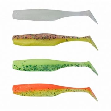 Shad Soft Bait Gunki Peps Dark Water Kit II 9cm, 4buc/plic