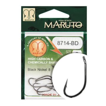 Carlige EnergoTeam Maruto 8714BD-BN, 10buc (Marime Carlige: Nr. 6)