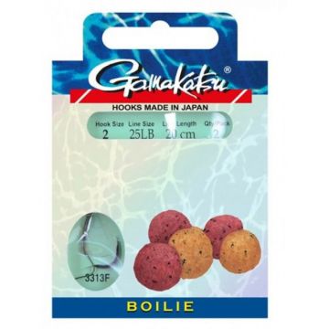 Carlige legate Gamakatsu Carp Boilie 3313NS, 10buc (Marime Carlige: Nr. 1)