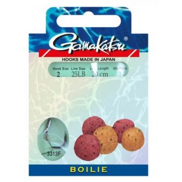 Carlige legate Gamakatsu Carp Boilie 3313NS, 10buc (Marime Carlige: Nr. 4)