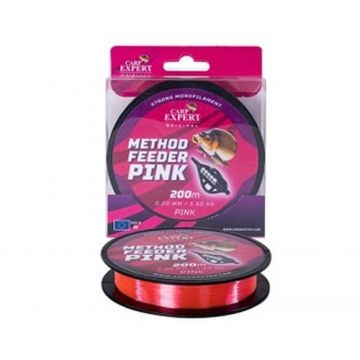 Fir Carp Expert Method Feeder Pink, 200m (Diametru fir: 0.30 mm)