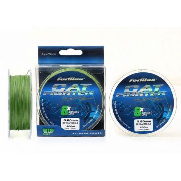 Fir Textil Formax Cat Fighter Braid, verde-deschis, 200m (Diametru fir: 0.50 mm)