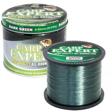 Fir crap Dark Green cutie metalica 1200m Carp Expert (Diametru fir: 0.35 mm, Culoare fir: verde)