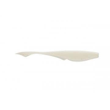 Shad Scorpitail Pearl White 13cm, 5buc/plic Biwaa