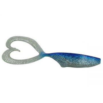 Shad Twinpike Blue Chrome 15cm, 3buc/plic Biwaa