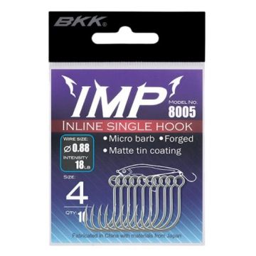 Carlige BKK IMP, 10buc (Marime Carlige: Nr. 4)