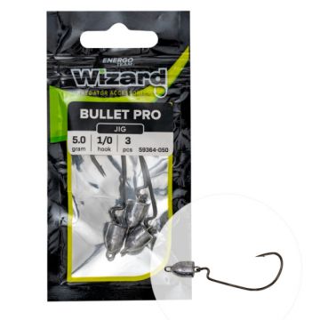 Cap de Jig Wizard Bullet Pro, 2buc (Greutate jig: 10 g)