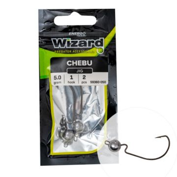 Cap de Jig Wizard Chebu, 2buc (Greutate jig: 10 g)