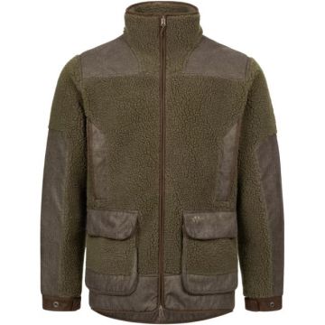 Jacheta Blaser Sherpa Fleece, dark olive (Marime: 2XL)