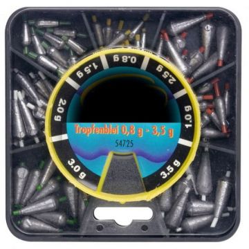 Set Plumbi EnergoTeam Champion III, 1.5-6.0 g, 35buc