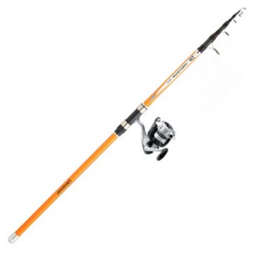 Combo crap lanseta Daiwa Proteus Surf 3.60m, 50-150g + mulineta Daiwa DF 4000A