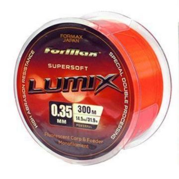 Fir Formax Lumix, Rosu Fluo, 300m (Diametru fir: 0.22 mm)