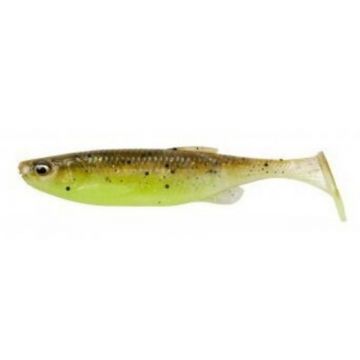 Shad Savage Gear Fat Minnow T-Tail, culoare Green Pearl Yellow, 10.5cm, 11g, 5buc