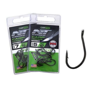 Carlige crap Carp Pro Chod, 10 buc (Marime Carlige: Nr. 7)