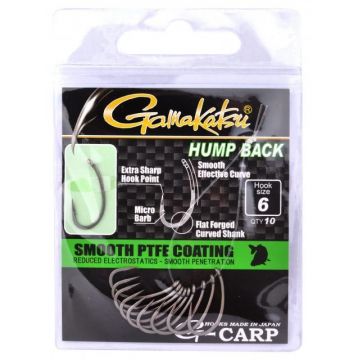 Carlige Gamakatsu G-Carp Hump Back 10 buc/plic (Marime Carlige: Nr. 4)