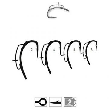 Carlig crap XV2 Curved Titan 5 buc/ plic Mustad (Marime Carlige: Nr. 2)