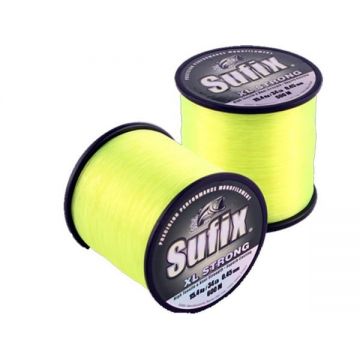 Fir monofilament Sufix XL Strong, Galben-Neon, 550m - 600m (Diametru fir: 0.30 mm)