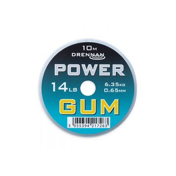 Elastic Drennan Power Gum (Culoare: Transparent)