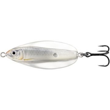 Lingurita oscilanta Livetarget Erratic Shiner, culoare Glow-Pearl, 7cm, 21g