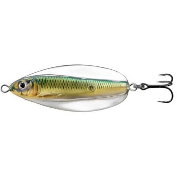 Lingurita oscilanta Livetarget Erratic Shiner, culoare Gold-Green, 5cm, 7g